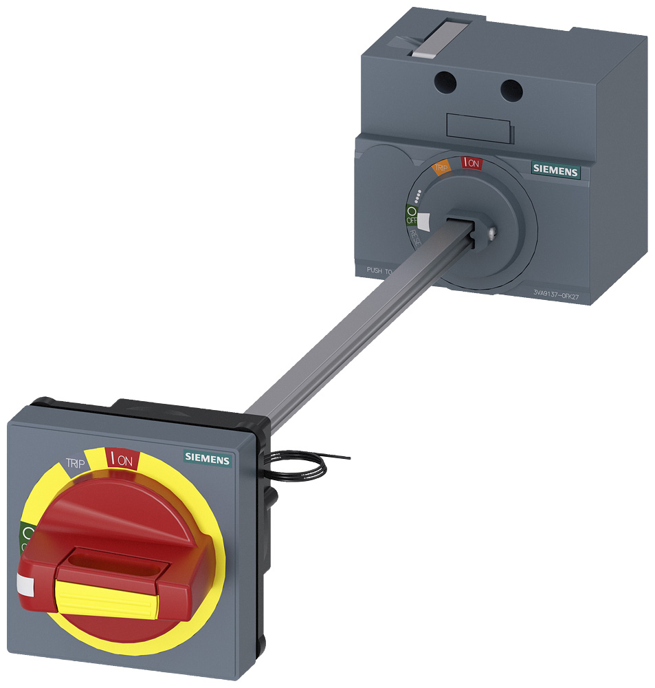 3VA9137-0FK27 - BREAKER 3VA5 125A EM ROT HDL 4X ILUM LOK