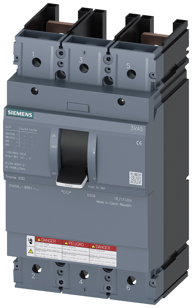 3VA5460-0BB61-0AA0 - MCSW 3VA54 2(3)P 600A 65KA