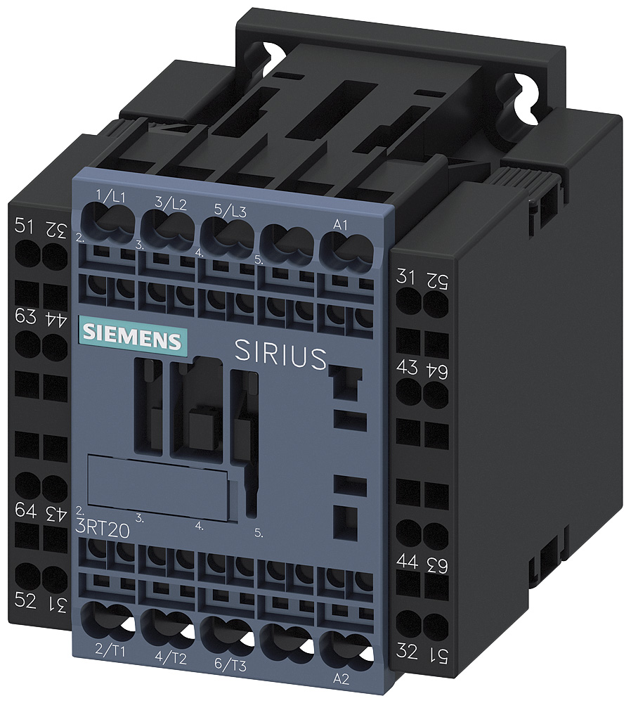 3RT20172FF480KT1 - CONTACTOR S00 12A 110VDC 1NC SPRG