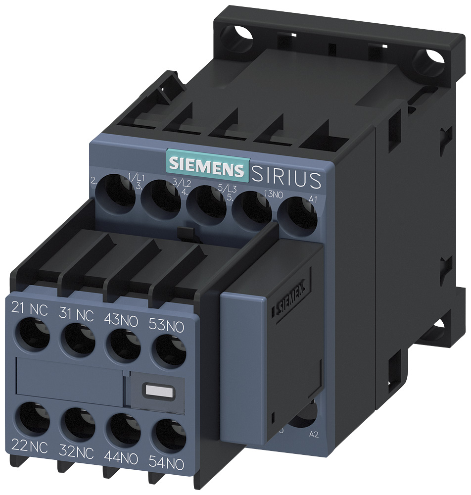 3RT20161CF07 - CONTACTOR AC-3 4KW/400V 3NO+2NC 110V