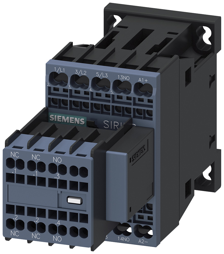 3RT20162DB44 - CONTACTOR S00 9A 24VDC 2NO 2NC SPRG