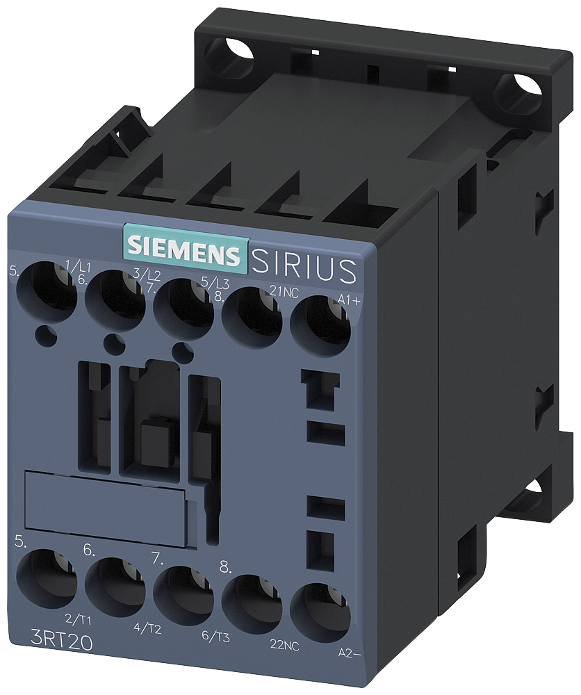3RT20171BB420CC0 - CONTACTOR S00 12A 24VDC 1NC SCRW