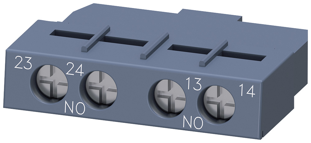 3RV29011F - TRANSVERSE AUX. SWITCH 2NO SCREW