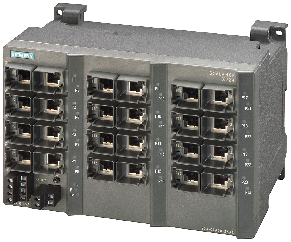 6GK52240BA002AA3 - SIMATIC NET,SCALANCE X224,MANAGED IE SW