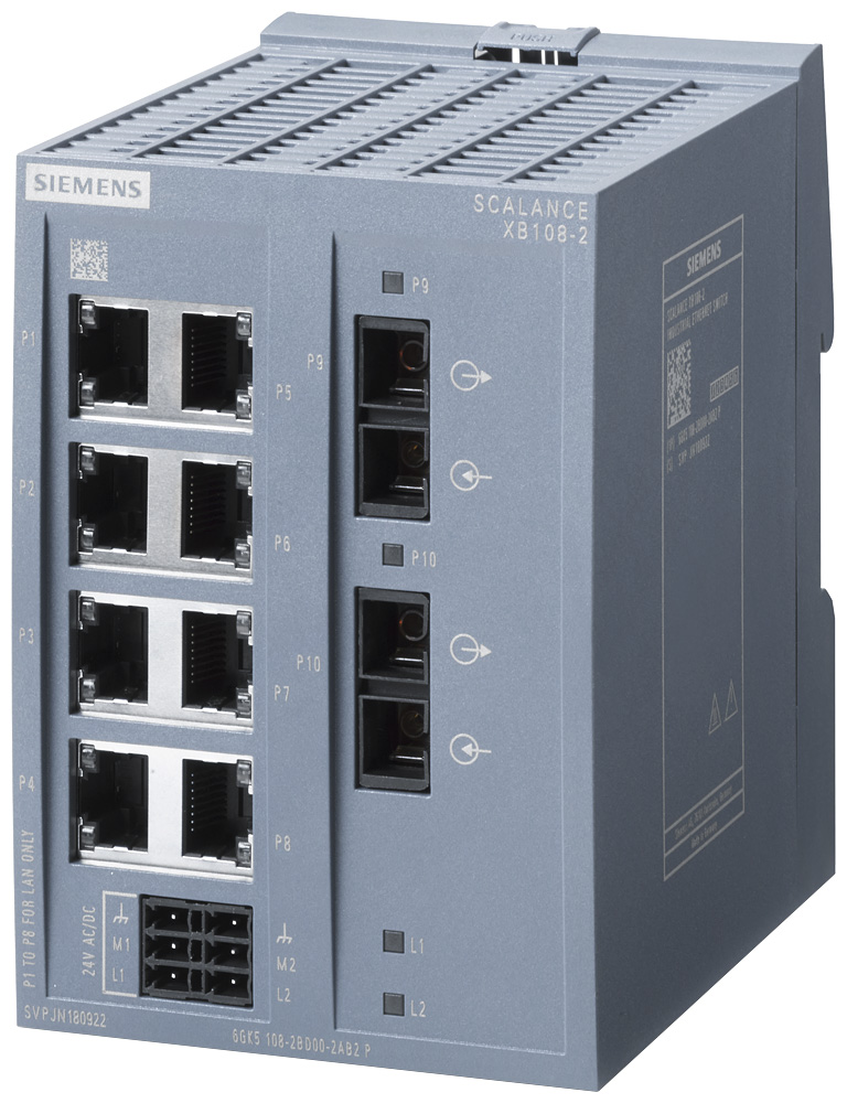 6GK51082BD002AB2 - SCALANCE XB108-2 (SC)