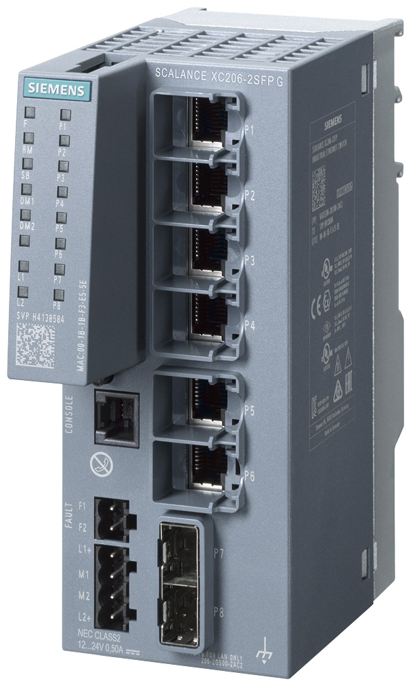6GK52062GS002AC2 - SCALANCE XC206-2SFP G
