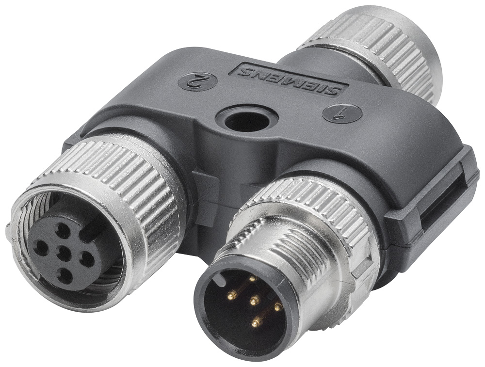6GK19070DC006AA5 - M12 POWER T-TAP (A-CODED)