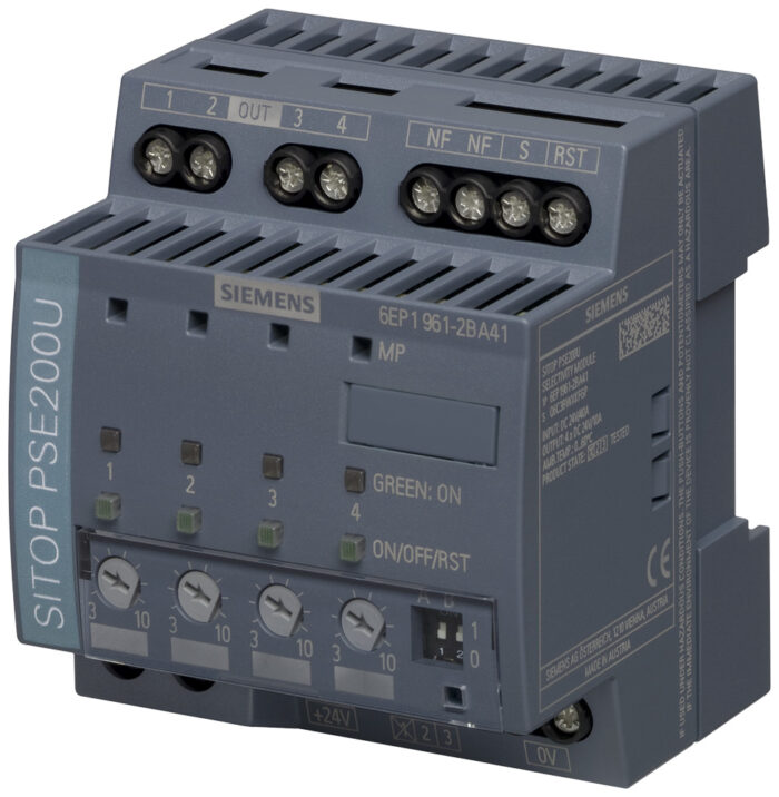 6EP19612BA41 – SITOP PSE200U SELECTIVITY MODULE 10A – RK Controls