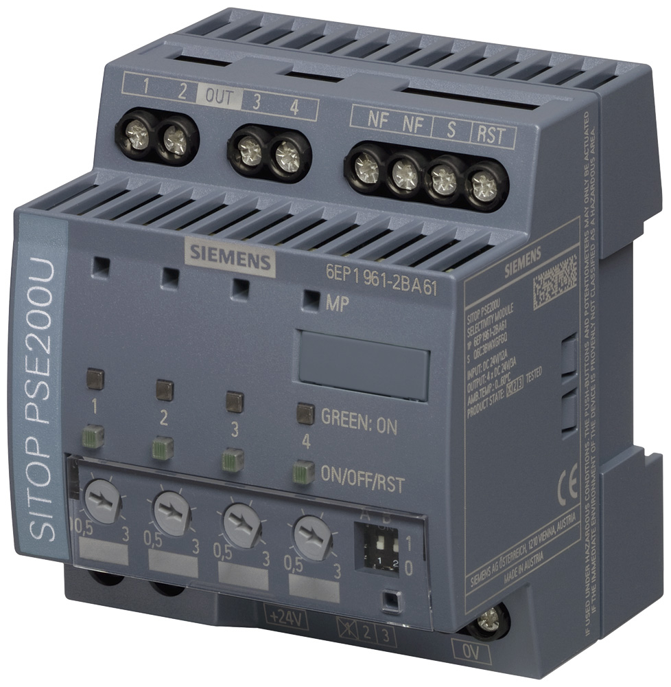 6EP19612BA61 - SITOP PSE200U SELECTIVITY  MODULE 3A