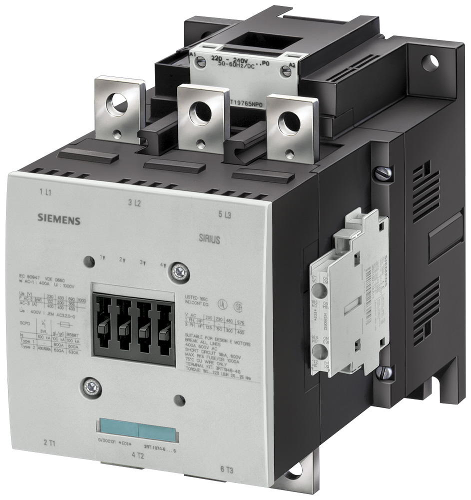 3RT14766AP360AE0 - CONTACTOR. 3-POLE. 690 A/1PH