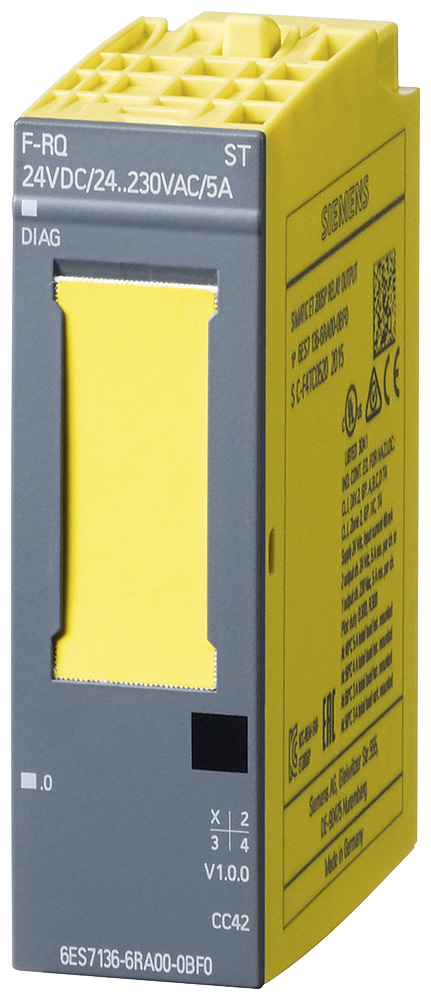 6ES71366RA000BF0 - ET 200SP, 1 F-RQ 24VDC/24..230VAC/5A