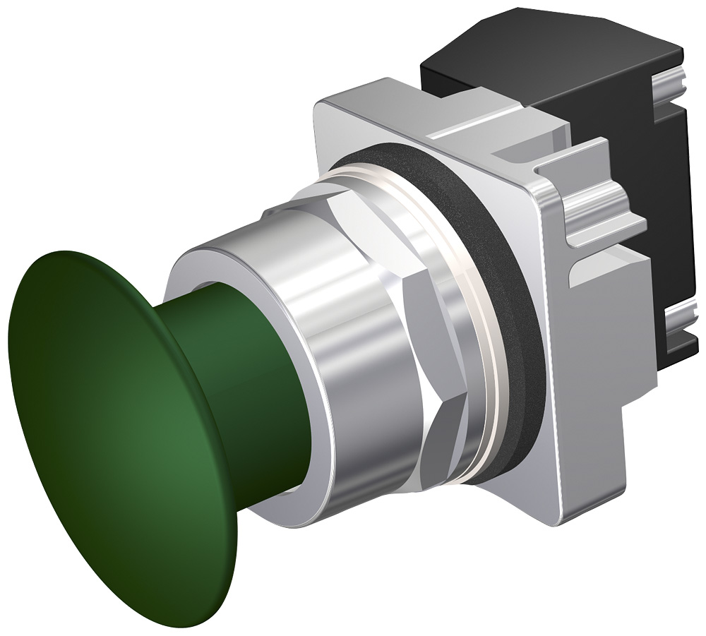 US2:52PM9A3A - PUSHBUTTON,MOM,GRN,1.73" MTL,2POS,1BJK
