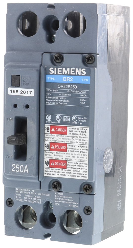 3VAE250N3R - BREAKER 3VA 250A ENCLOSURE TYP 3R
