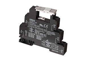 SV2H-07L-1, 14mm DIN rail socket w/screw