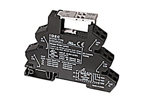 SV2H-07LS-1, 14mm DIN rail socket w/spring
