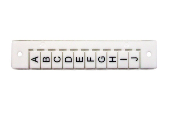 SV9Z-PW10-H1-10, 10 Horiz Marking Plates H1-10